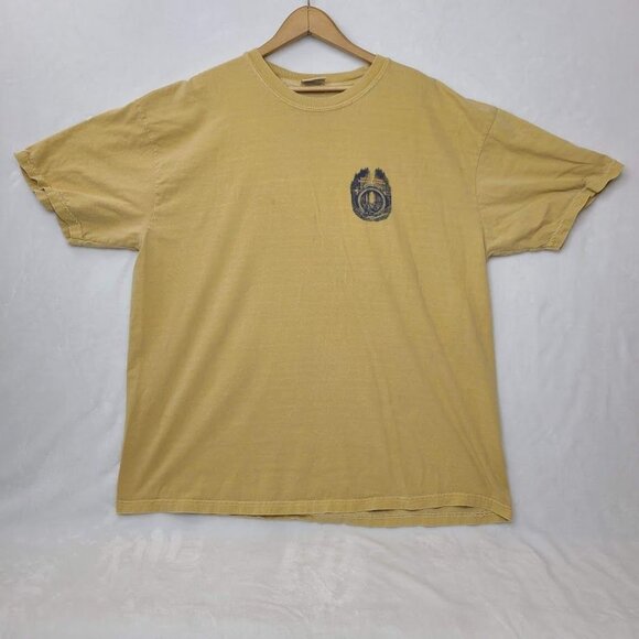 Comfort Colors Men's 2XL Graphic T-Shirt McCall Idaho Take Only Pictures Yellow - Picture 9 of 9